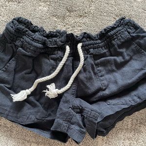 Oceanside Roxy Linen Short